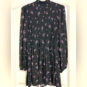 Wild fable floral dress with smocked torso.